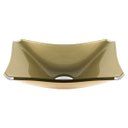 Ver imagem 3 de Gabinete de Vidro 60cm Cuba Chanfrada Dourado + Torneira Cascata - Dahora