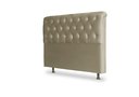 Ver imagem 1 de Cabeceira De Cama Box Emilia King 195cm X 118cm Suede Nude Mz Decor