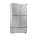 Ver imagem 1 de Mini Câmara 4 Portas Congelados -10 a -18ºc Motor Inf. Inox Ar Forçado Mcco4p Mi - Refrimate 220v
