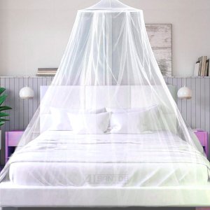 Mosquiteiro Branco para Cama King sem Abertura Lateral