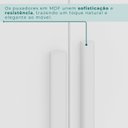Ver imagem 7 de Guarda-Roupa Ubatuba Plus 6 Portas 3 Gavetas Branco/Neve