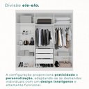 Ver imagem 5 de Guarda-Roupa Ubatuba Plus 6 Portas 3 Gavetas Branco/Neve