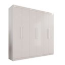 Ver imagem 3 de Guarda-Roupa Ubatuba Plus 6 Portas 3 Gavetas Branco/Neve
