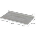 Ver imagem 2 de Tampo P- Balcão Cozinha Americana 80cm Calcare - Henn