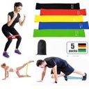 Ver imagem 4 de Kit 5 Unidades Mini Band Fita Faixa Elástica Exercícios