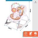 Ver imagem 7 de Cadeira de Bebê Descanso Balanço Musical Vibratória Happy Sol