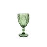 Conjunto 6 Taças de Água de Vidro Diamond Verde 320ml - Lyo - 1