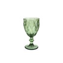 Ver imagem 1 de Conjunto 6 Taças de Água de Vidro Diamond Verde 320ml - Lyo