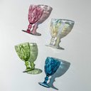 Ver imagem 6 de Conjunto 6 Taças de Água de Vidro Diamond Verde 320ml - Lyo