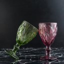 Ver imagem 5 de Conjunto 6 Taças de Água de Vidro Diamond Verde 320ml - Lyo