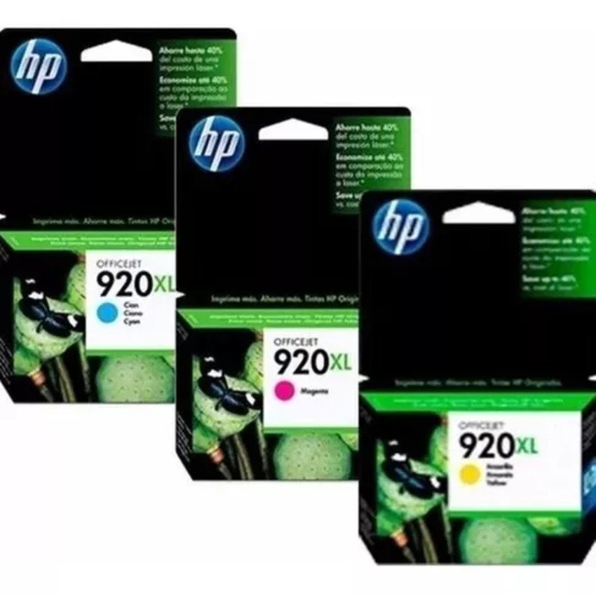 Kit Cartucho Hp 920xl Cd975al Officejet Dwn 6000 6500 E709c 7500a