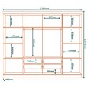 Ver imagem 3 de Guarda Roupa Casal 8 Portas 236 Cm Rg138 Neve Mxm