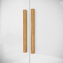 Ver imagem 5 de Guarda Roupa Casal 8 Portas 236 Cm Rg138 Neve Mxm