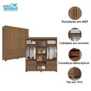 Ver imagem 3 de Guarda Roupa Casal 8 Portas Curitiba Jatobá - Santos Andirá