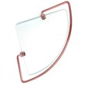 Ver imagem 2 de Kit C/ 2 Porta Shampoo de Canto Rose com Vidro Incolor