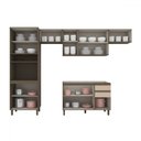 Ver imagem 3 de Cozinha Completa Connect 12 Portas 2 Gavetas 100% Mdf Duna/cristal - Henn