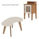 Ver mais imagens de Conjunto Charlotte 180cm Retrô Tv 75" 4 Peças Cinamomo/off White