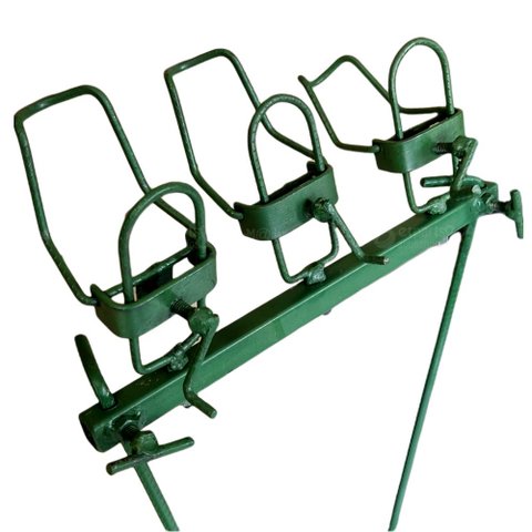SUPORTE PARA 3 VARAS PESCA DE BARRANCO COM AJUSTE DE ALTURA Pesca & Náutica