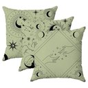 Ver imagem 1 de Kit 3 Capas Almofadas Decorativas Místico Lua 45x45 Id Decor