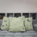Ver imagem 4 de Kit 3 Capas Almofadas Decorativas Místico Lua 45x45 Id Decor