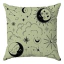 Ver imagem 3 de Kit 3 Capas Almofadas Decorativas Místico Lua 45x45 Id Decor