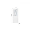 Ver imagem 2 de Porta de Alumínio Postigo 210x80cm com Vidro Mini Boreal Soft Plus MGM Abertura Direita Branco