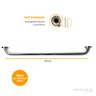 Barra De Apoio 80cm Para Idoso E Deficiente Inox Polido - 3