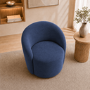 Ver imagem 5 de Poltrona Decorativa Yara Base Giratória Veludo Sala Estar Quarto Recepção Confortável