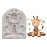 Molde Silicone Safari Girafa Cute - 1