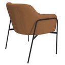 Ver mais imagens de Kit 02 Poltronas Decorativas Jade Base Aço Preto Bouclé Terracota - Nexta Casa
