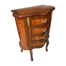 Semanier Clássica com Marchetaria com 4 Gavetas - 79x52x35cm Prime Home Decor 37930 - 3