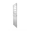 Ver imagem 3 de Porta de Alumínio Basculante 210x90cm com Vidro Liso Linha Solida MGM Abertura Esquerda Branco