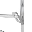 Ver imagem 4 de Porta de Alumínio Basculante 210x80cm com Vidro Liso Linha Solida MGM Abertura Esquerda Branco