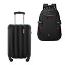 Ver imagem 1 de Kit Mala de Bordo 10kg Viagem Rígida Rodas 360º Abs Cadeado Segredo Gladiador A2mb com Mochila Execu