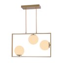 Ver imagem 2 de Pendente Jabuticaba Dourado 60cm Bancada Mesa Gourmet Hall