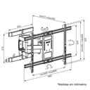 Ver imagem 3 de Suporte Tv Articulado Telas Gigantes 50 a 90 A02v8n Elg