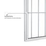 Janela de Alumínio de Correr 100x150cm 2 Folhas com Grade e Vidro Liso Linha Soft Mgm Branco - 8