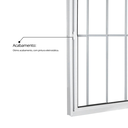 Ver mais imagens de Janela de Alumínio de Correr 100x150cm 2 Folhas com Grade e Vidro Liso Linha Soft Mgm Branco