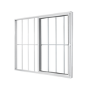 Ver imagem 3 de Janela de Alumínio de Correr 100x100cm 2 Folhas com Grade e Vidro Liso Linha Soft Mgm Branco