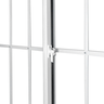 Janela de Alumínio de Correr 100x100cm 2 Folhas com Grade e Vidro Liso Linha Soft MGM Branco - 5