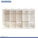 Ver imagem 4 de Closet Casal França sem Portas 2 Módulos 6 Gavetas Minastex