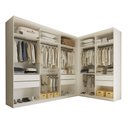 Ver imagem 2 de Closet Casal França sem Portas 2 Módulos 6 Gavetas Minastex