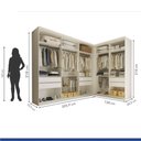 Ver imagem 3 de Closet Casal França sem Portas 2 Módulos 6 Gavetas Minastex