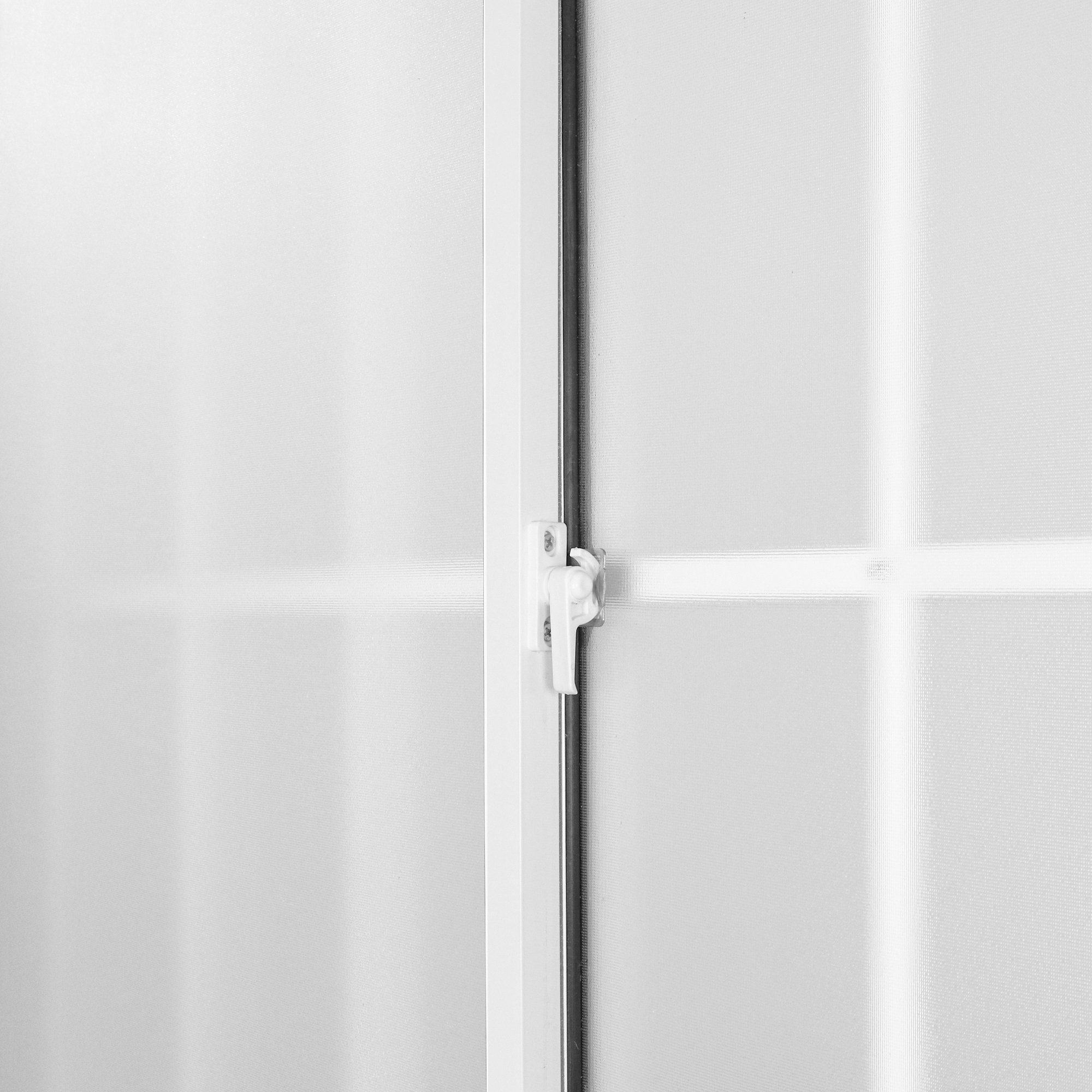 Janela de Alumínio de Correr 100x120cm 2 Folhas com Grade e Vidro Mini Boreal Linha Soft MGM Branco - 4