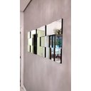 Ver imagem 1 de Espelho Decorativo 3d Painel Placa Vidro Liverpool 1,05m x 45cm Montável