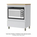 Ver imagem 3 de Balcão Modular Forno 1 Gaveta Rainha 70cm 100 Mdf