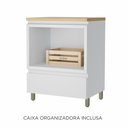 Ver imagem 2 de Balcão Modular Forno 1 Gaveta Rainha 70cm 100 Mdf