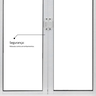 Janela de Alumínio de Correr 100x200cm 4 Folhas 2 Fixas com Vidro Liso Linha Soft MGM Branco - 11
