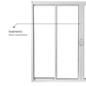 Janela de Alumínio de Correr 100x200cm 4 Folhas 2 Fixas com Vidro Liso Linha Soft MGM Branco - 8