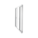 Ver imagem 4 de Janela de Alumínio de Correr 100x200cm 4 Folhas 2 Fixas com Vidro Liso Linha Soft MGM Branco